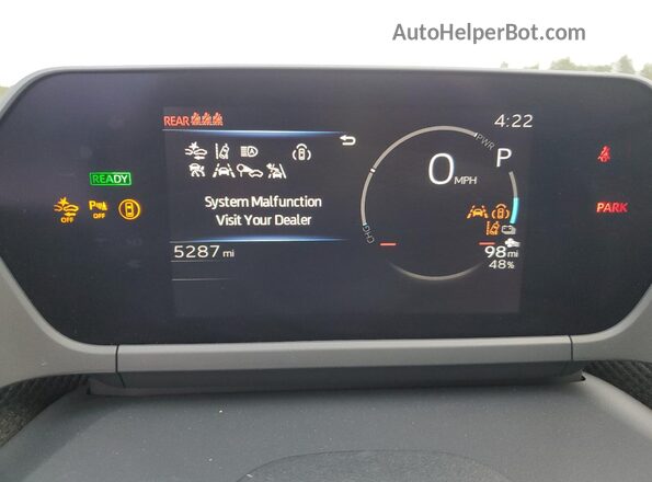 JTMABABA0SA095022 2025 SUBARU SOLTERRA White Instrument cluster view