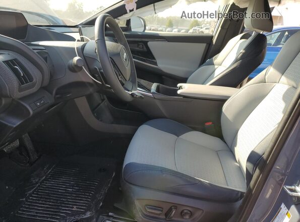 JTMABABA1PA030218 2023 SUBARU SOLTERRA Gray წინა სალონის ხედი