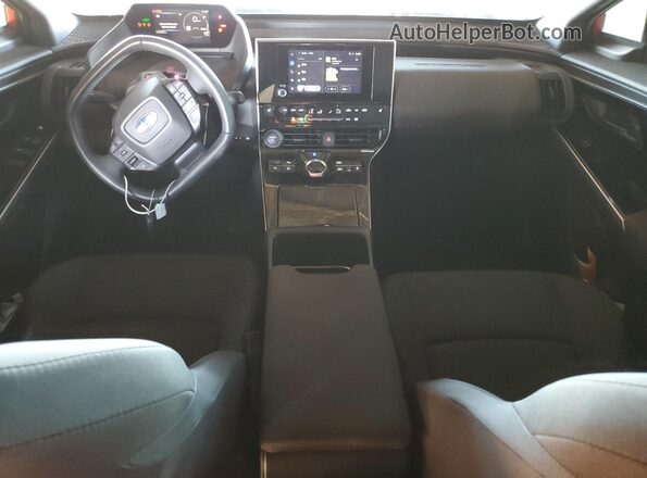 JTMABABA3RA069573 2024 SUBARU SOLTERRA Темно-бордовый Вид панели приборов