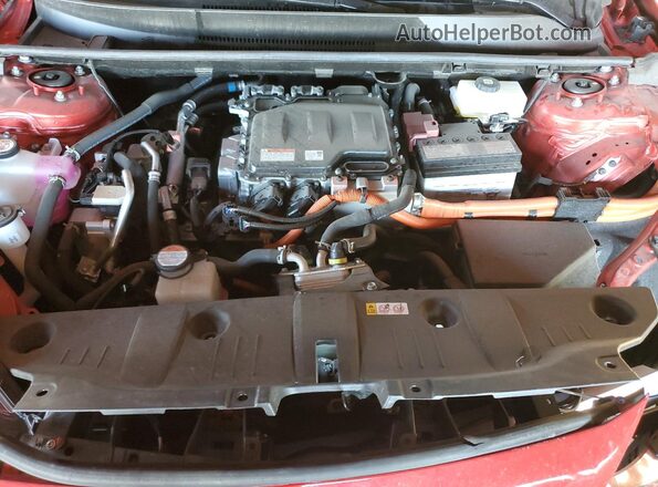 JTMABABA3RA069573 2024 SUBARU SOLTERRA Темно-бордовый Вид подкапотного пространства