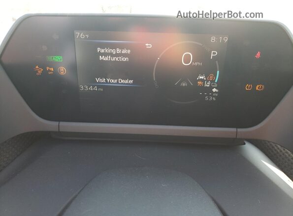 JTMABABA6SA094845 2025 SUBARU SOLTERRA White Widok zestawu wskaźników