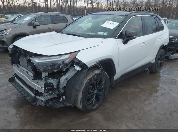 JTME6RFV0SD574671 2025 TOYOTA RAV4 HYBRID Белый Передняя левая четверть