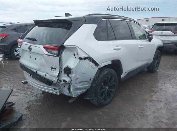 JTME6RFV0SD574671 2025 TOYOTA RAV4 HYBRID Белый Задняя правая четверть
