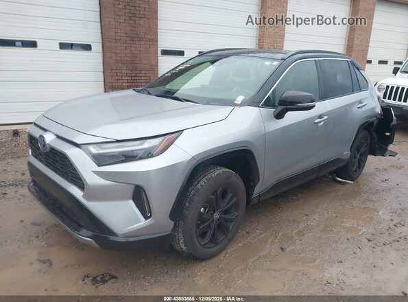 JTME6RFV2PJ040256 2023 TOYOTA RAV4 HYBRID Silver Przód lewy