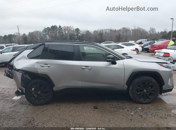 JTME6RFV2PJ040256 2023 TOYOTA RAV4 HYBRID Silver Widok wnętrza z tyłu