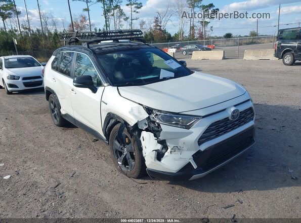 JTME6RFV3LD501957 2020 TOYOTA RAV4 HYBRID White Przód prawy