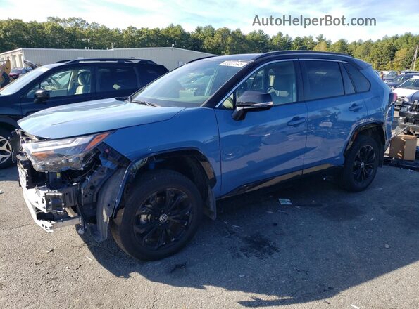JTME6RFV7SD574554 2025 TOYOTA RAV4 Blue Առջևի ձախ երեք քառորդ տեսարան