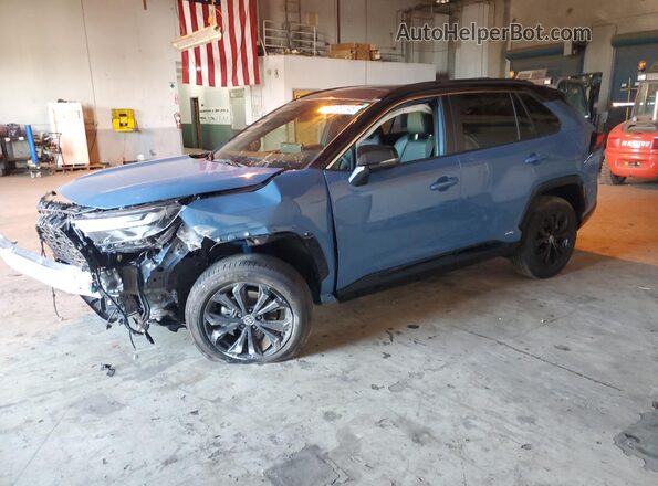 JTME6RFV7SD579558 2025 TOYOTA RAV4 Blue წინა მარცხენა ხედი სამი მეოთხედიდან
