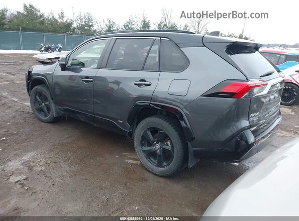 JTME6RFV8MD515130 2021 TOYOTA RAV4 HYBRID Серый Задняя левая четверть