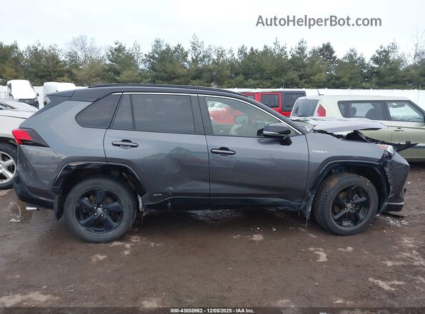 JTME6RFV8MD515130 2021 TOYOTA RAV4 HYBRID Серый Вид задней части салона