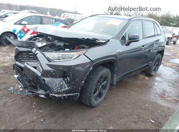 JTME6RFV8MD515130 2021 TOYOTA RAV4 HYBRID Серый Передняя левая четверть