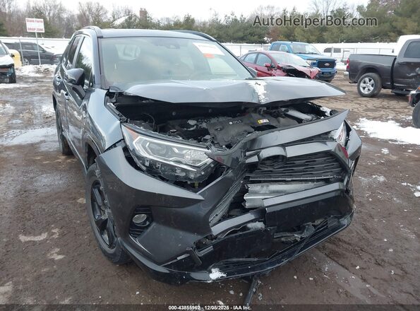 JTME6RFV8MD515130 2021 TOYOTA RAV4 HYBRID Серый Вид спереди
