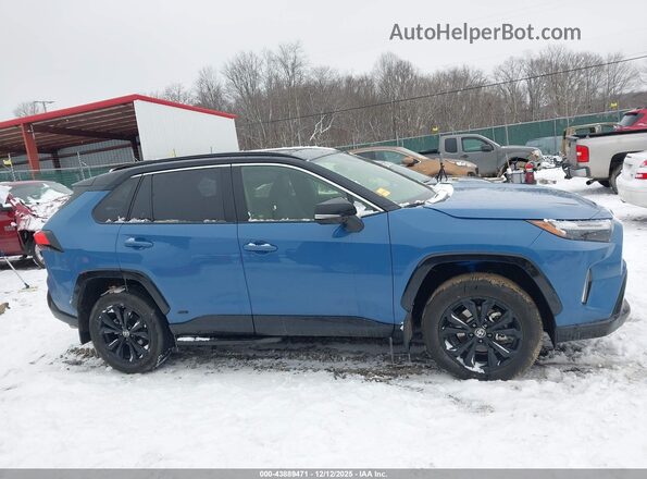 JTME6RFV8SD576569 2025 TOYOTA RAV4 HYBRID Blue Widok wnętrza z tyłu