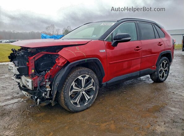 JTMEB3FV0MD020414 2021 TOYOTA RAV4 Red Առջևի ձախ երեք քառորդ տեսարան