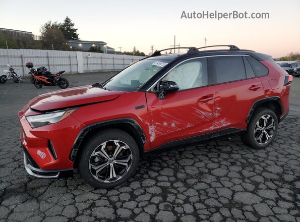 JTMEB3FV4ND110232 2022 TOYOTA RAV4 Красный Передняя левая четверть