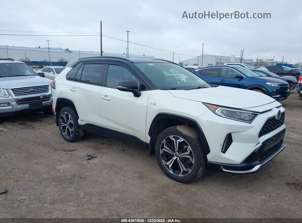 JTMEB3FV9MD041200 2021 TOYOTA RAV4 PRIME Белый Передняя правая четверть
