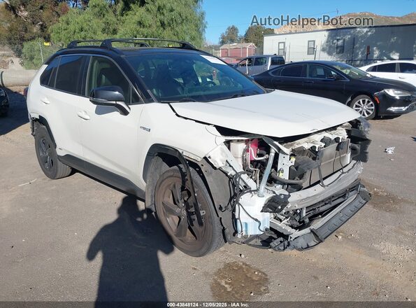 JTMEWRFV2KJ015298 2019 TOYOTA RAV4 HYBRID White Delantero derecho