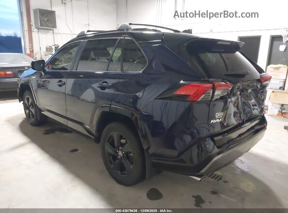 JTMEWRFV3KJ020204 2019 TOYOTA RAV4 HYBRID Blue Trasero izquierdo