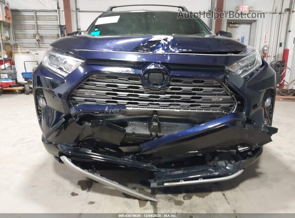 JTMEWRFV3KJ020204 2019 TOYOTA RAV4 HYBRID Blue Vista frontal