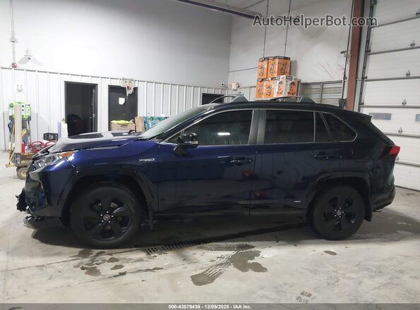 JTMEWRFV3KJ020204 2019 TOYOTA RAV4 HYBRID Blue 