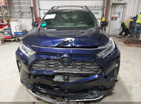 JTMEWRFV3KJ020204 2019 TOYOTA RAV4 HYBRID Blue Vista interior trasera