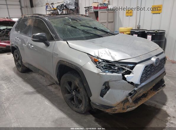 JTMEWRFV3LJ049543 2020 TOYOTA RAV4 HYBRID Gray Przód prawy
