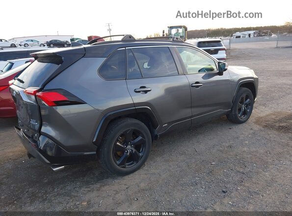 JTMEWRFV4KD513534 2019 TOYOTA RAV4 HYBRID Gray Задня права чверть