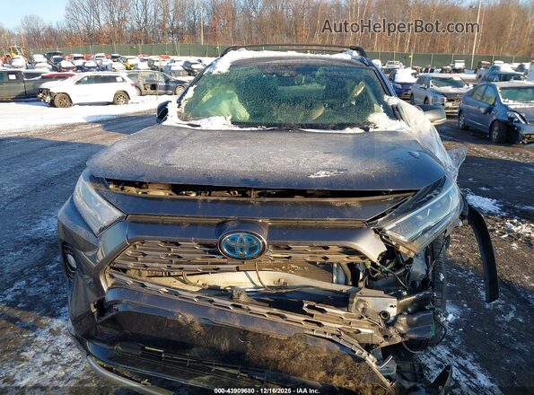JTMEWRFV5KJ016459 2019 TOYOTA RAV4 HYBRID Gray Front view