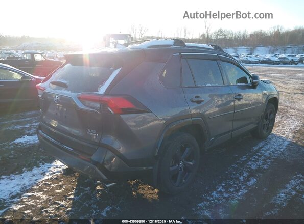 JTMEWRFV5KJ016459 2019 TOYOTA RAV4 HYBRID Gray Rear right