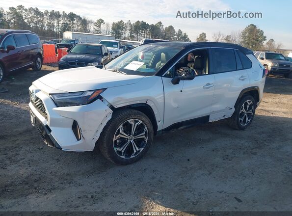 JTMFB3FV1SD274196 2025 TOYOTA RAV4 PLUG-IN HYBRID White წინა მარცხენა ხედი სამი მეოთხედიდან