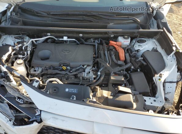 JTMFB3FV3MD047076 2021 TOYOTA RAV4 White ძრავის განყოფილების ხედი