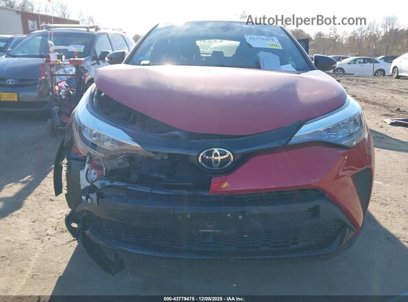 JTNKHMBX4M1129213 2021 TOYOTA C-HR Red Вид щитка приладів