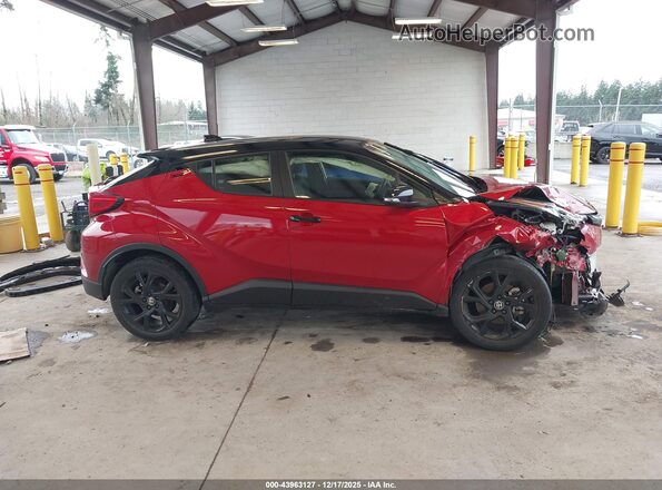 JTNKHMBXXM1122444 2021 TOYOTA C-HR Red Widok wnętrza 360 stopni
