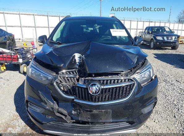 KL4CJASBXJB718637 2018 BUICK ENCORE Черный Вид щитка приборов