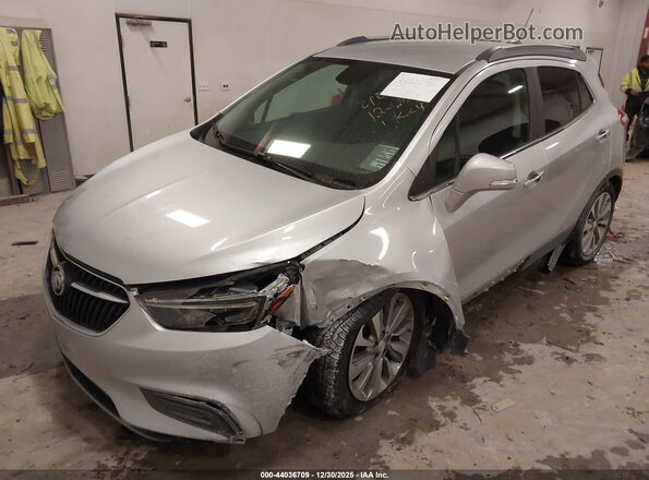 KL4CJASBXKB903790 2019 BUICK ENCORE Серебряный Передняя левая четверть