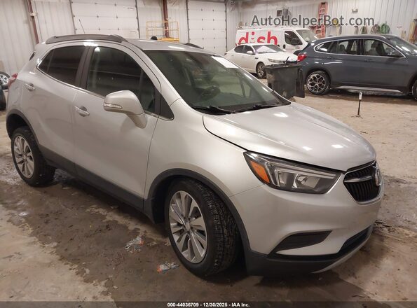 KL4CJASBXKB903790 2019 BUICK ENCORE Серебряный Передняя правая четверть