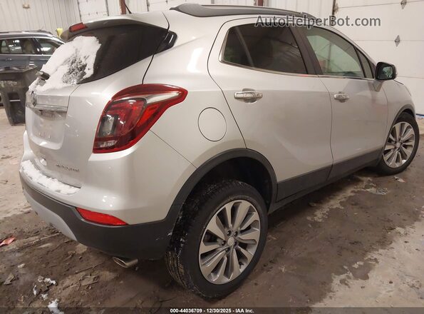 KL4CJASBXKB903790 2019 BUICK ENCORE Серебряный Задняя правая четверть