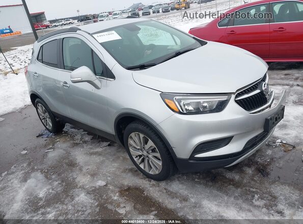 KL4CJESB5KB913540 2019 BUICK ENCORE Серебряный Передняя правая четверть