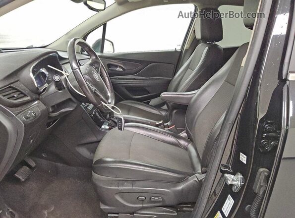 KL4CJESB9KB873284 2019 BUICK ENCORE Black წინა სალონის ხედი