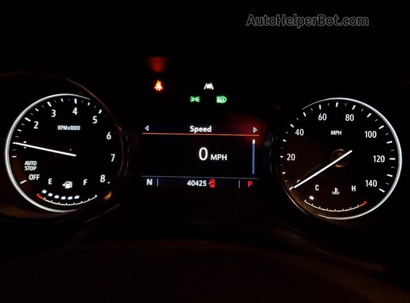 KL4MMBS27PB020352 2023 BUICK ENCORE Blue Вид щитка приладів