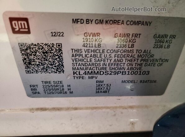 KL4MMDS29PB100103 2023 BUICK ENCORE  