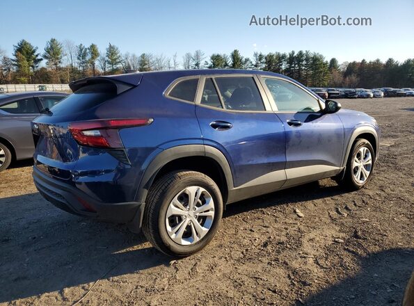 KL77LFE27RC204922 2024 CHEVROLET TRAX Синий Задняя правая четверть