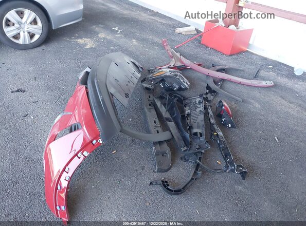KL77LFEP4TC009783 2026 CHEVROLET TRAX Maroon Instrument cluster view