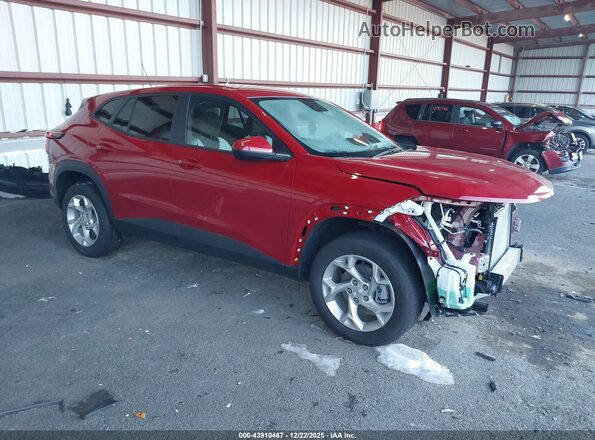 KL77LFEP4TC009783 2026 CHEVROLET TRAX Maroon Front right