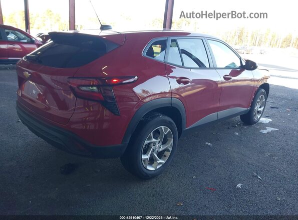 KL77LFEP4TC009783 2026 CHEVROLET TRAX Maroon Rear right