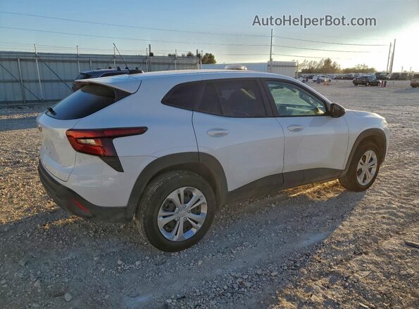 KL77LFEP8SC181121 2025 CHEVROLET TRAX Белый Задняя правая четверть