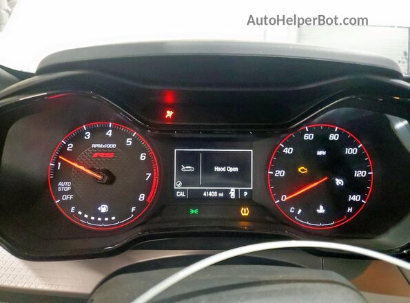 KL77LGE28RC063963 2024 CHEVROLET TRAX White Вид щитка приладів