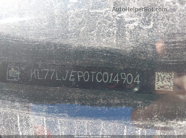 KL77LJEP0TC014904 2026 CHEVROLET TRAX Черный Вид подкапотного пространства
