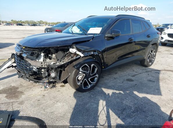 KL77LJEPXTC005143 2026 CHEVROLET TRAX Black წინა მარცხენა ხედი სამი მეოთხედიდან