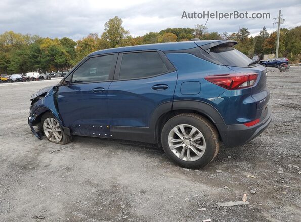 KL79MMS22MB118043 2021 CHEVROLET TRAILBLAZER Blue Tył lewy